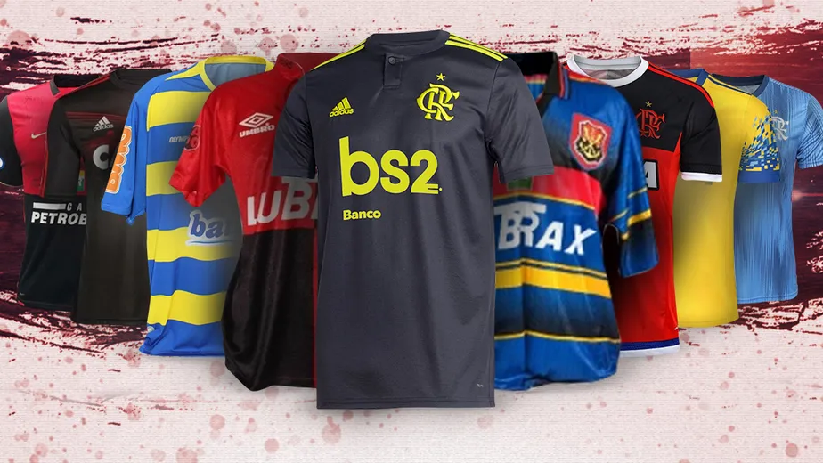 A Maldição do Uniforme 3: confira o histórico de estreias da terceira camisa nas passagens recente do Flamengo