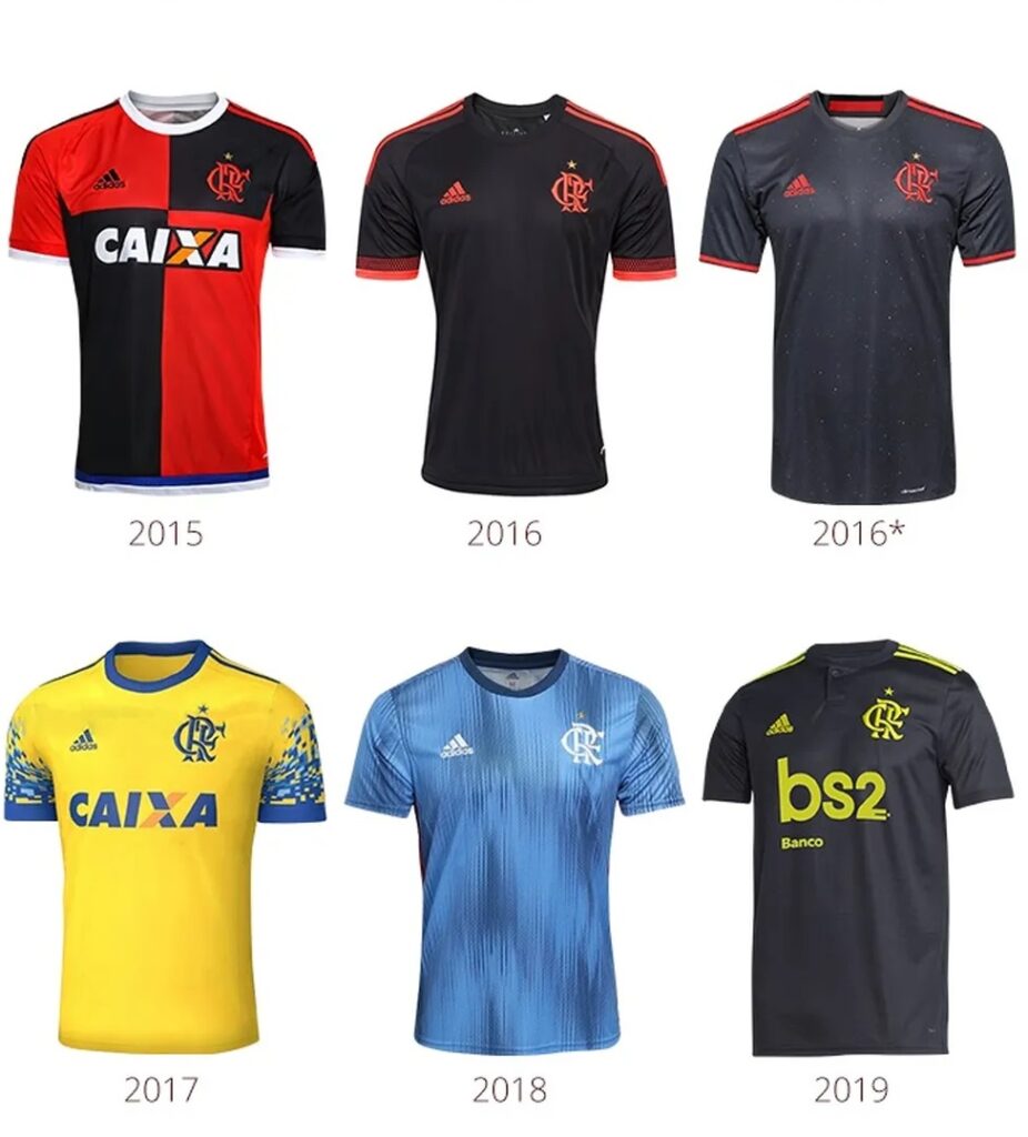 A Maldição do Uniforme 3: confira o histórico de estreias da terceira camisa nas passagens recente do Flamengo