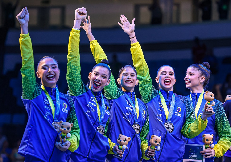 brasil conquista inedita medalha de prata no mundial de ginastica ritmica