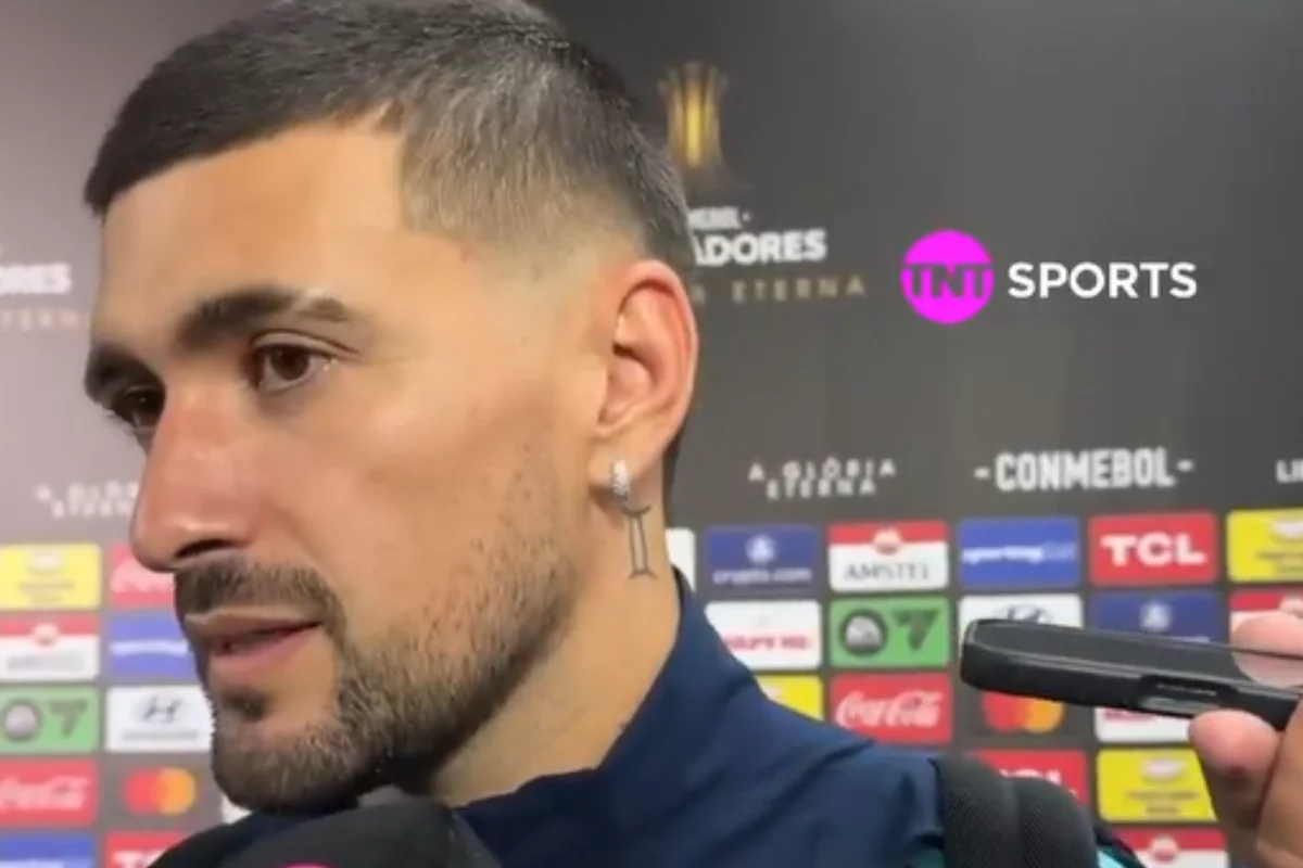 Entrevista de Arrascaeta do Flamengo na zona mista