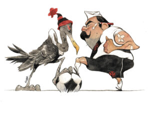 Flamengo x Vasco mascotes