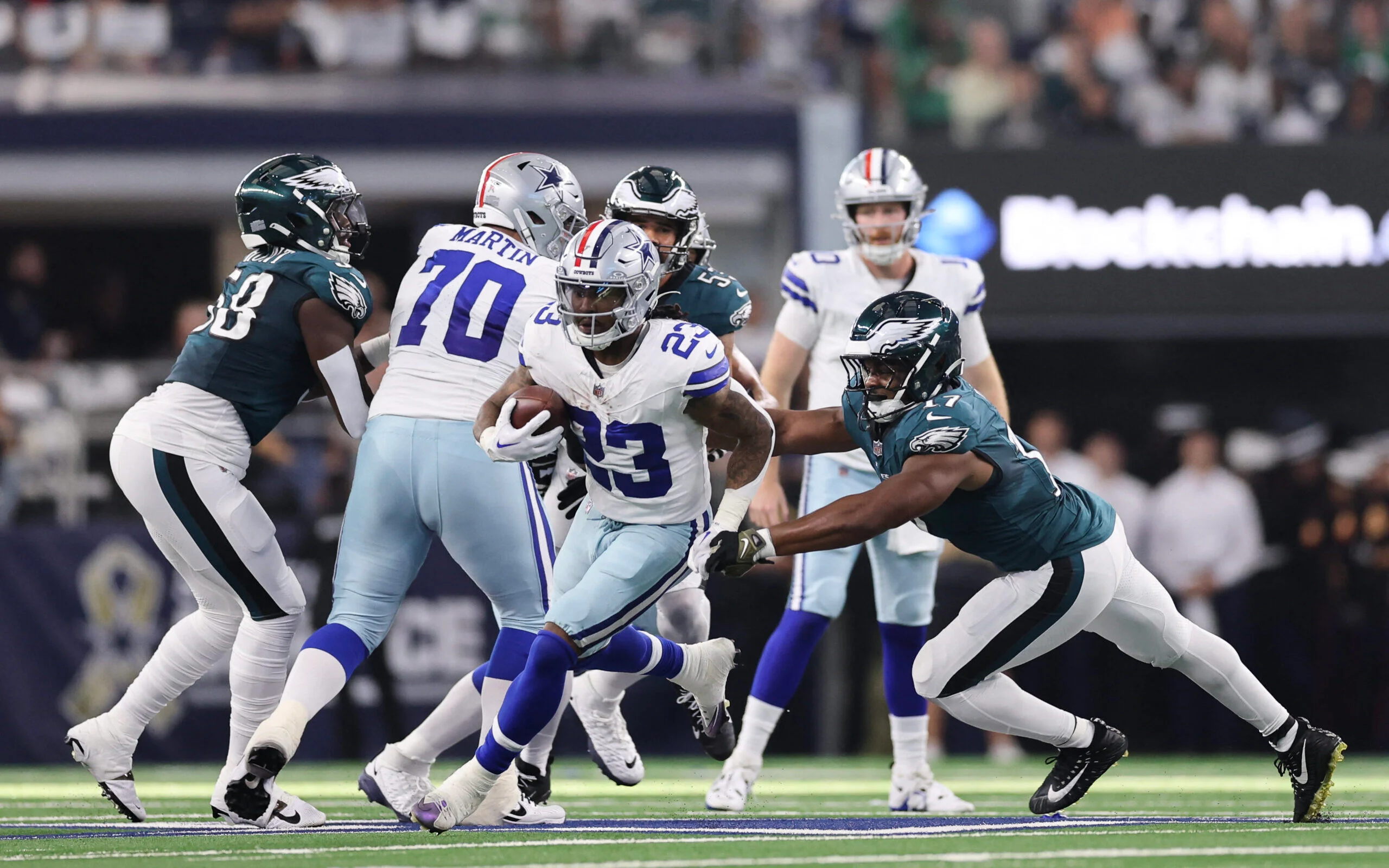 Dallas Cowboys em partida contra Philadelphia Eagles scaled aspect ratio 512 320