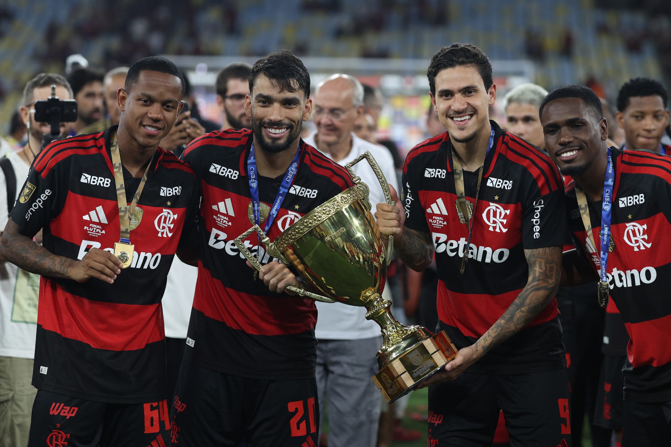 Paquetá comemora segundo título no Flamengo 1 fluminense v flamengo campeonato carioca 2026 final 3 scaled