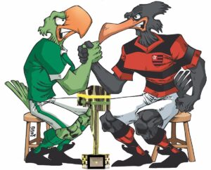 Mascote Flamengo x Palmeiras Pinterest